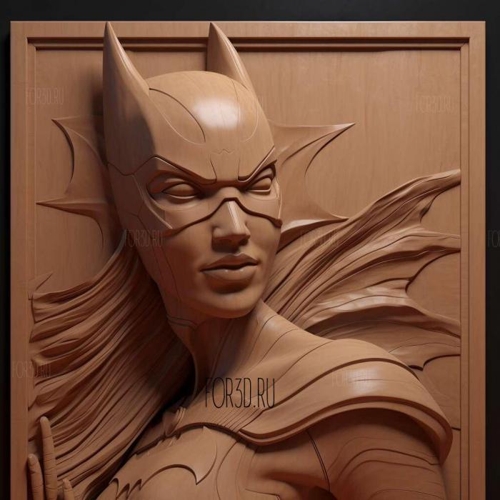 Batgirl DC Universe 2 stl model for CNC